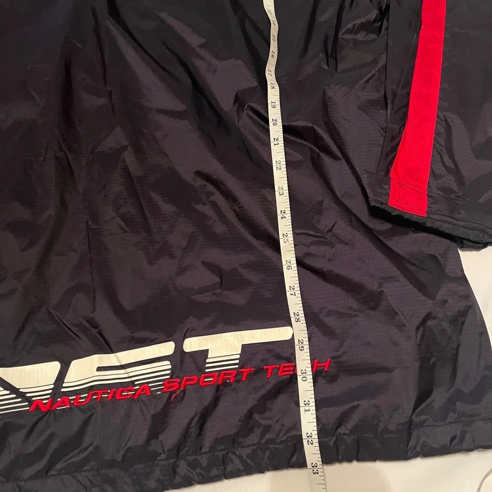 Nautica Black and Red Windbreaker - Picture 6 of 9